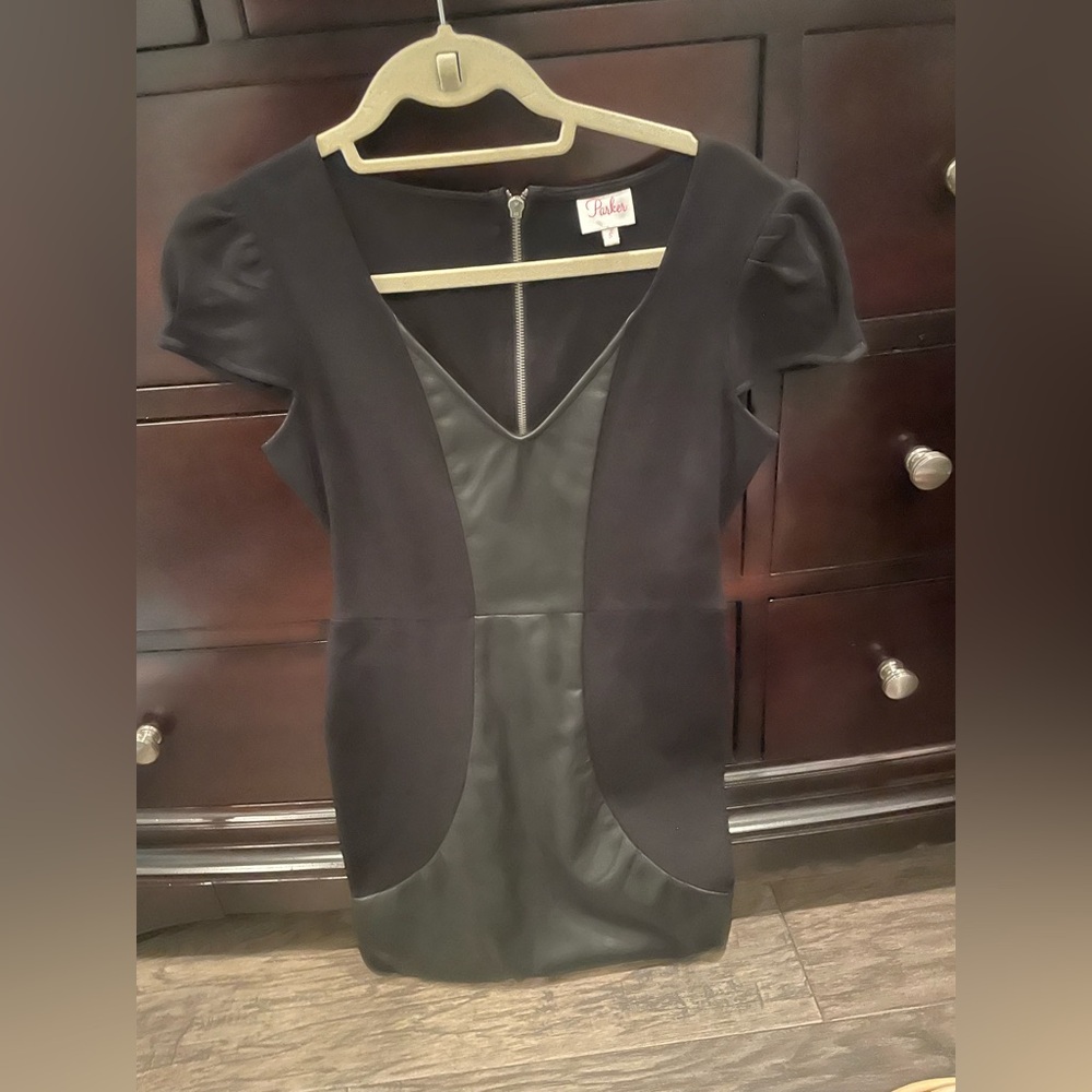 Parker Faux Leather Mini size small